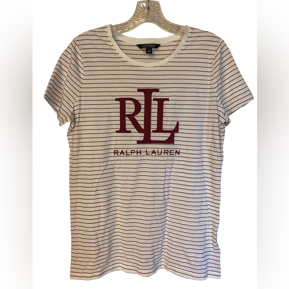 Lauren Ralph Lauren Women’s Short Sleeve Shirt Size Medium